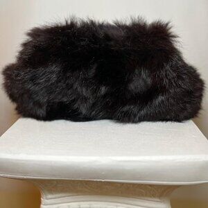 Vintage Garay Brown Fur Clutch Bag